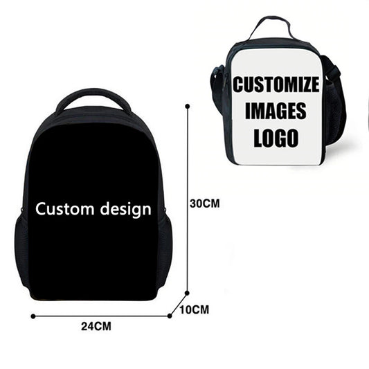 2-PCS Set Girl Bags for Kids Cartoon Storage Backpackbag Children Shoulder Bags