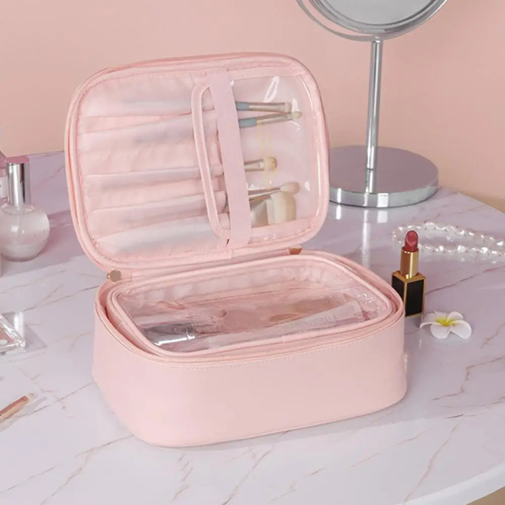 2 Pcs Cosmetic Storage Bag Set - Anti-deformed Cosmetic Pouches