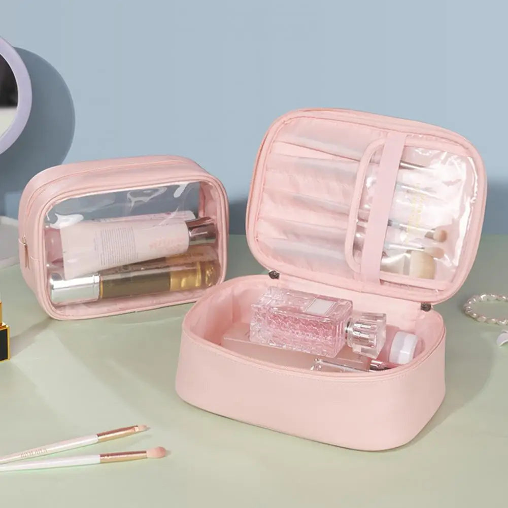 2 Pcs Cosmetic Storage Bag Set - Anti-deformed Cosmetic Pouches