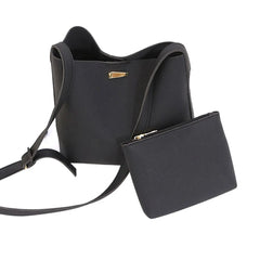 2 Pcs/Set Summer Women Shoulder Bag + Purse PU Leather Solid