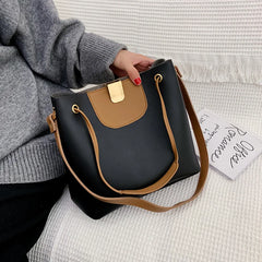 2-Piece Winter Bag Set: Tote Handbags, Shoulder Bags, Clutch Crossbody