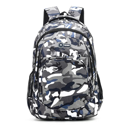 Camouflage Waterproof School Bags for Boys Girls Orthopedic Backpack