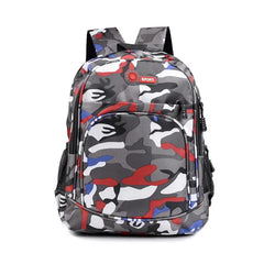 Camouflage Waterproof School Bags for Boys Girls Orthopedic Backpack