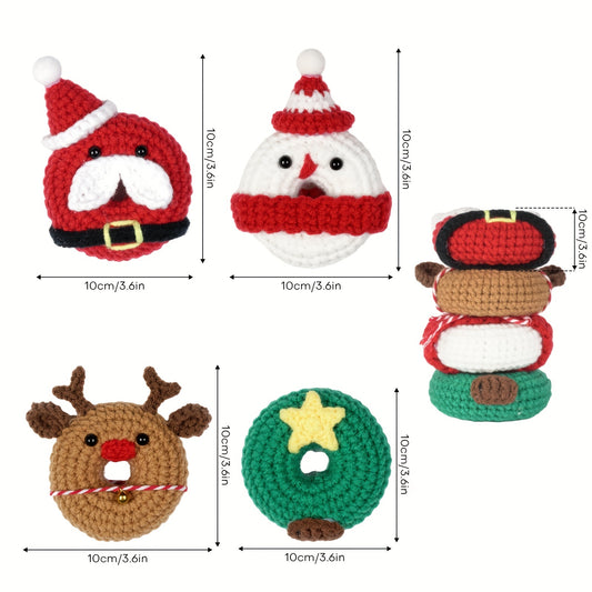 Crochet Material Package Doll DIY Decoration Christmas Gift
