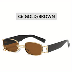 Metal Sunglasses For Women Men Anti Glare UV400