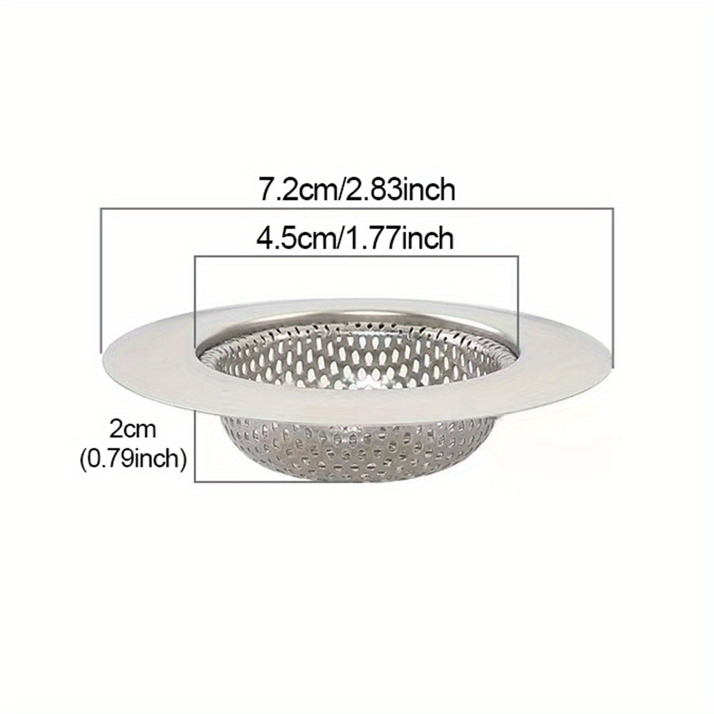 Stainless Steel Mesh Sink Filter Basket - Hair Catcher and Kitchen Sink Strainer