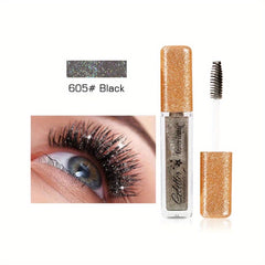 12 Colored Glitter Volumizing Mascara Shimmer Finish