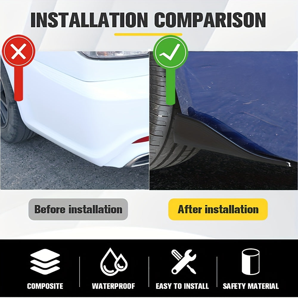 Car Rear Bumper Lip Trim Protector Side Skirt Cover Corner Bumper Guards