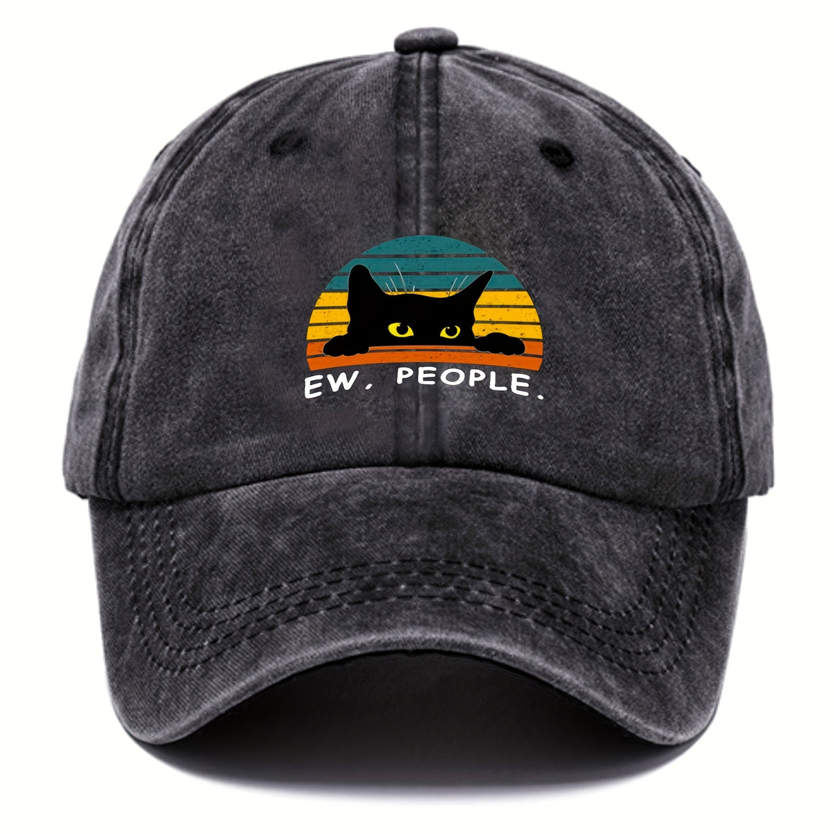 Casual Washed Cotton Baseball Cap Sun Hat Men Women