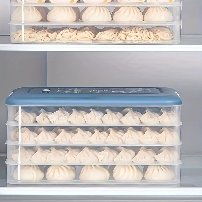 1pc Dumpling Box Quick Freeze Food Storage Tray