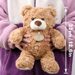 FLUFIHOOD Teddy Bear Plush Toy Soft Stuffed Animal Doll