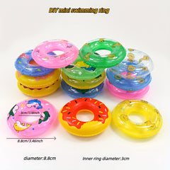 5-Piece Set Inflatable Mini Swimming Ring for Kids Bathtub Water Game
