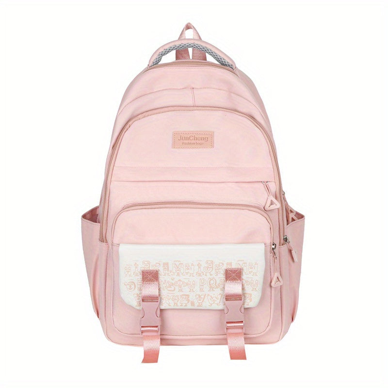 High School Middle Students Backpack Cartoon Pattern Foldable Travel Bag