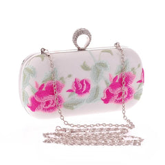 Flap Pu Evening Bags Organic Chains Open Handbag Chain Bag Female Dinner