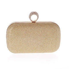 Mini Flap Pu Clutches Three Chains Bag Hand Ru