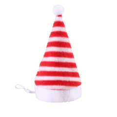 Plush Pet Christmas Party Costume Hat For Cat Dog