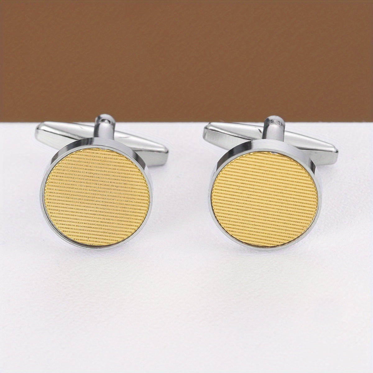 Round Cufflinks Business Shirt Buttons For Men