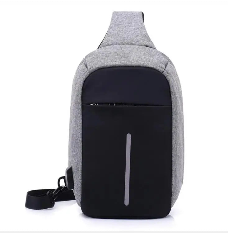Men's Anti-theft Crossbody Bag Water Repellent Chest Pack