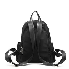 Waterproof Nylon Women Backpack Shoulder Back Bag Preppy Style
