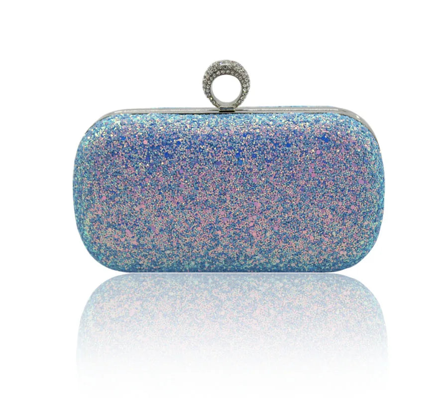 Women Evening Bags Chain Rhinestones Clutch Small Bags