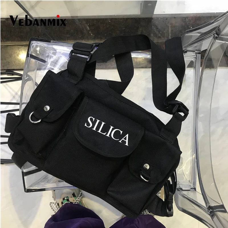 Tactical Chest Rig Bag Hip Hop Streetwear Kanye West