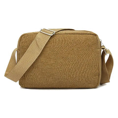 Casual Polka Dot Canvas Shoulder Bag Solid Women Messenger Bag