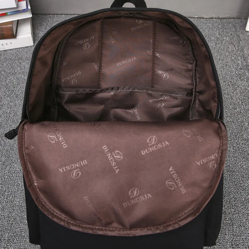 Student Canvas Backpack Large Capacity Laptop School Bags Travel Backpack
