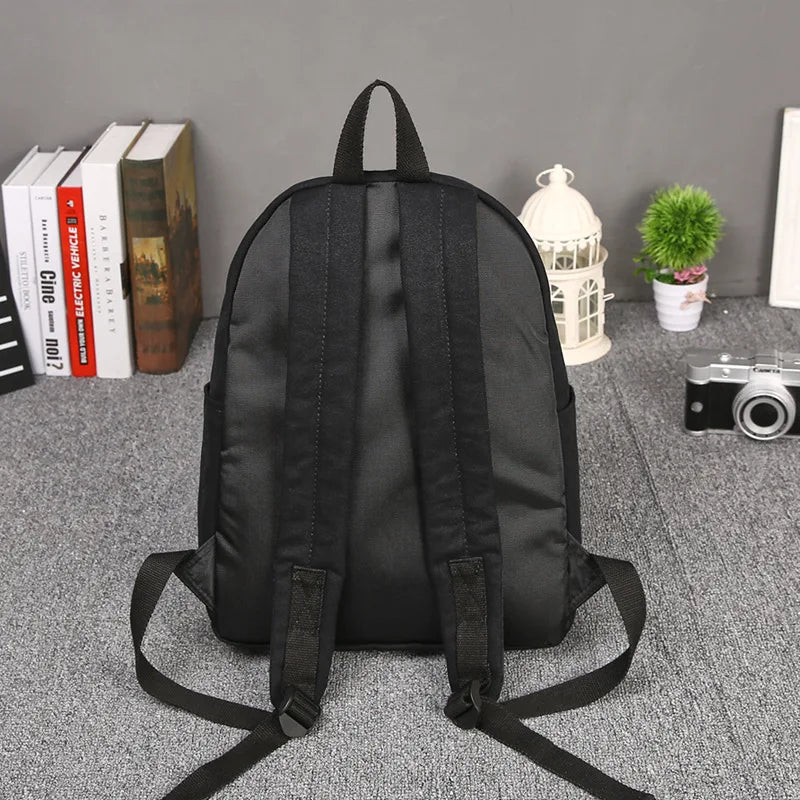 Student Canvas Backpack Large Capacity Laptop School Bags Travel Backpack
