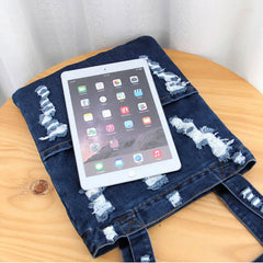 Canvas Denim Tote Shoulder Bag Large Capacity Handbag