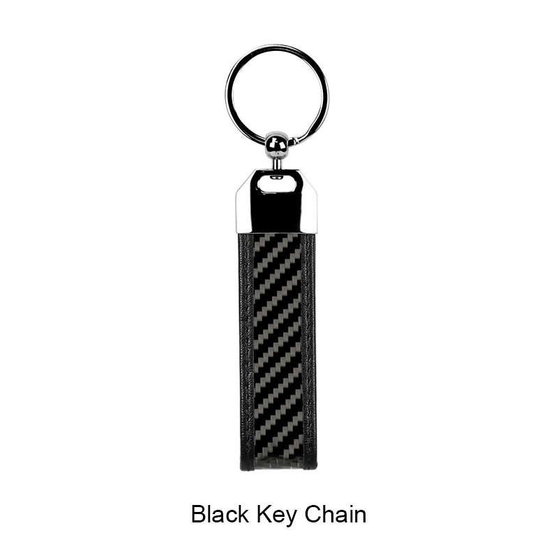 Real Carbon Fiber Key Chain with High Key Ring