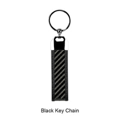 Real Carbon Fiber Key Chain with High Key Ring