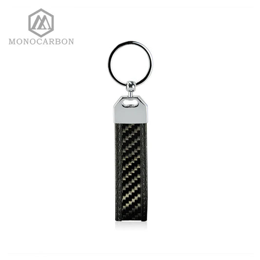 Real Carbon Fiber Key Chain with High Key Ring