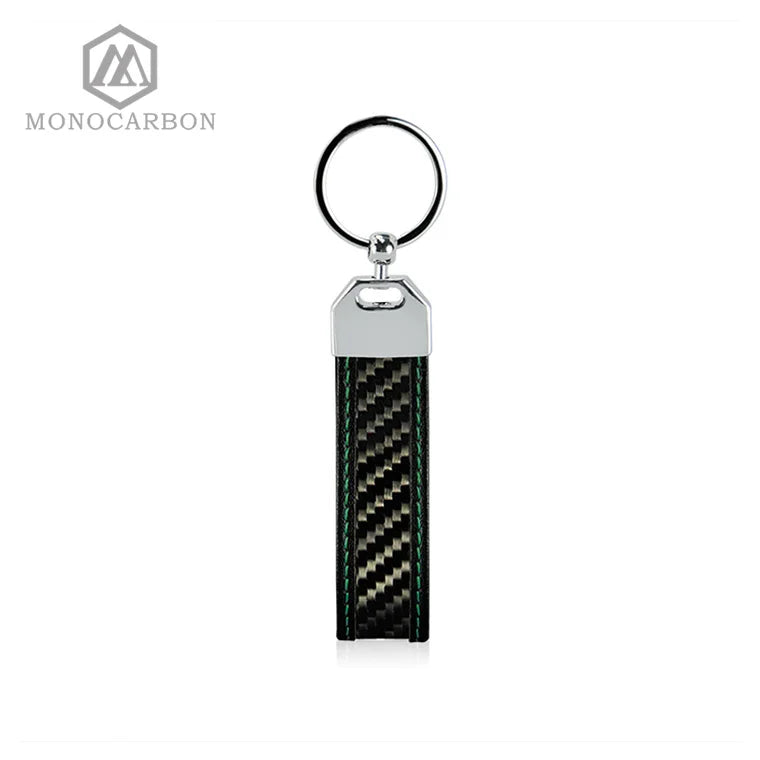 Real Carbon Fiber Key Chain with High Key Ring