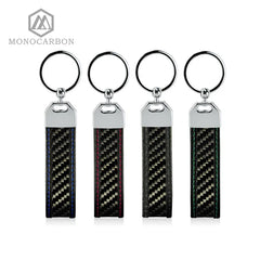 Real Carbon Fiber Key Chain with High Key Ring