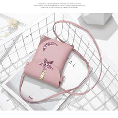 Girl's Star Moon Crossbody Bag for Women Casual Style
