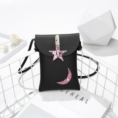 Girl's Star Moon Crossbody Bag for Women Casual Style