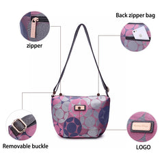 Shoulder Bag High-end Oxford Canvas Women Casual Messenger Flap Letter