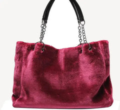 Winter Women's Rabbit Fur Shoulder Bag