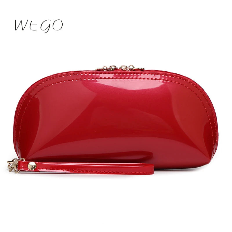 Women's Leather Party Clutch Wallet Patent Purses