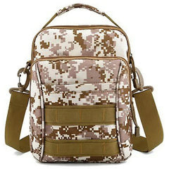 Camouflage Crossbody Bag Mountaineering Bag Waterproof Shoulder Bag