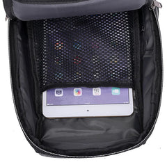 Men's Oxford Shoulder Bag USB Chest Bag