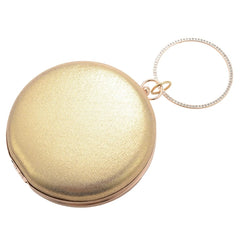Round Shaped Evening Bags Diamonds Clutches Chain Shoulder Bags