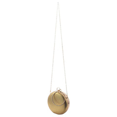 Round Shaped Evening Bags Diamonds Clutches Chain Shoulder Bags