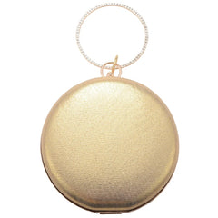 Round Shaped Evening Bags Diamonds Clutches Chain Shoulder Bags