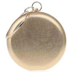 Round Shaped Evening Bags Diamonds Clutches Chain Shoulder Bags
