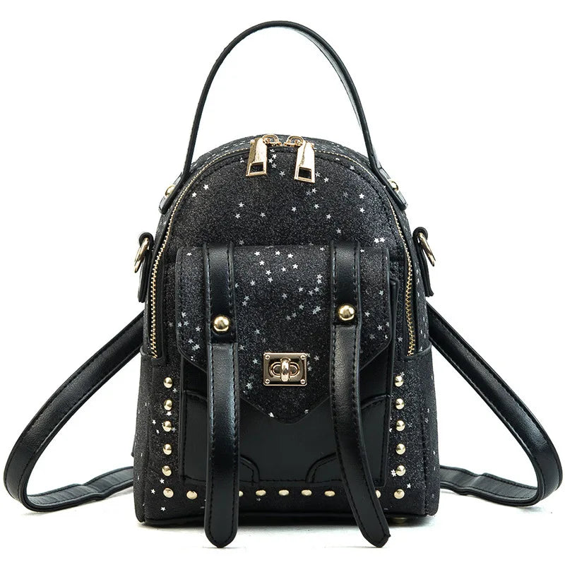 Sequins Student Bag Large-Capacity Travel Backpack