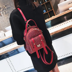 Sequins Student Bag Large-Capacity Travel Backpack