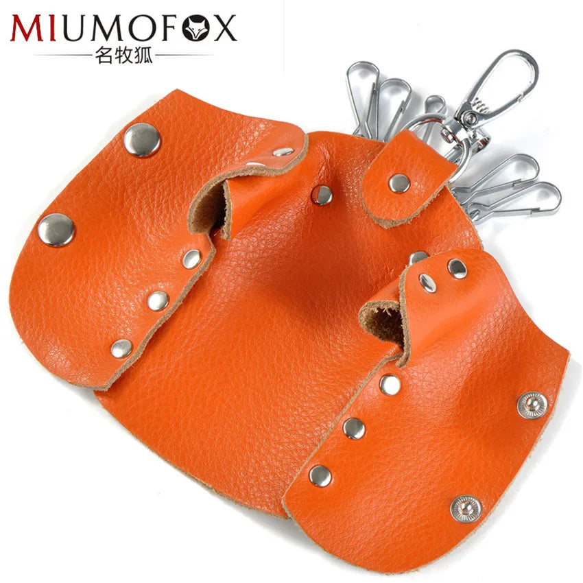 100% Leather Key Bag Lovely Key Holder Key Organizer Gift