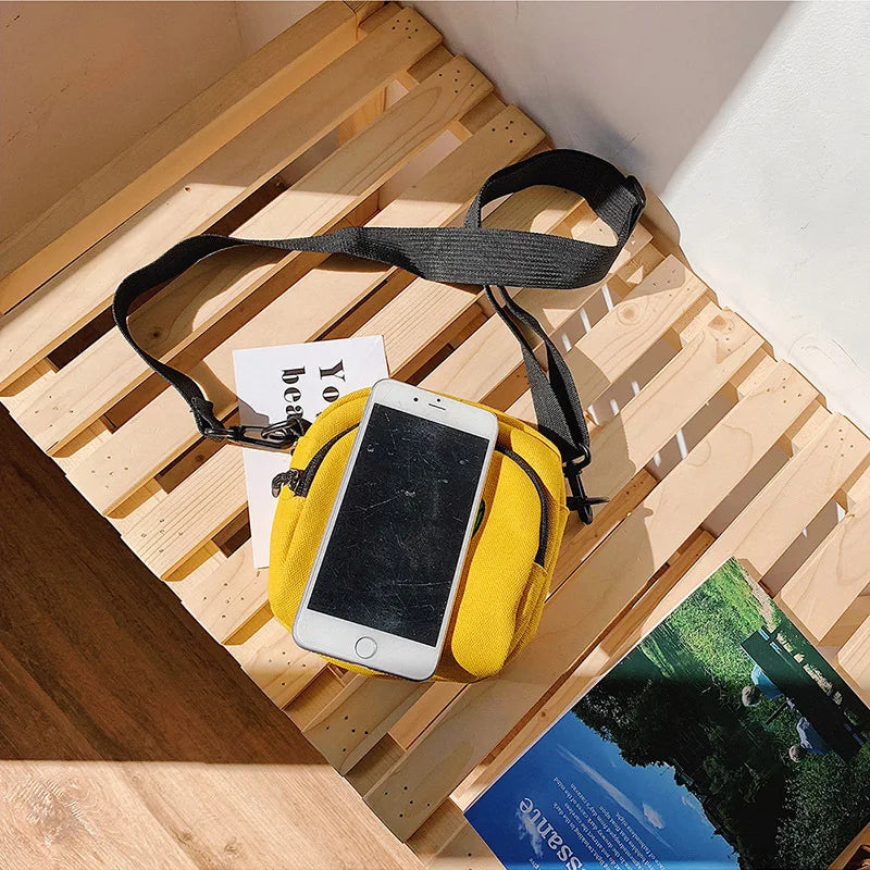 Korea Style Canvas Crossbody Bag for Women