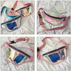 Holographic Fanny Pack Transparent Waist Bag for Women